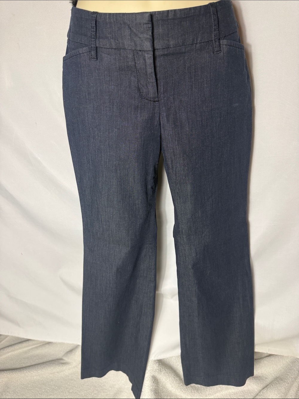 LOFT Navy Flare Jeans - Wide Leg